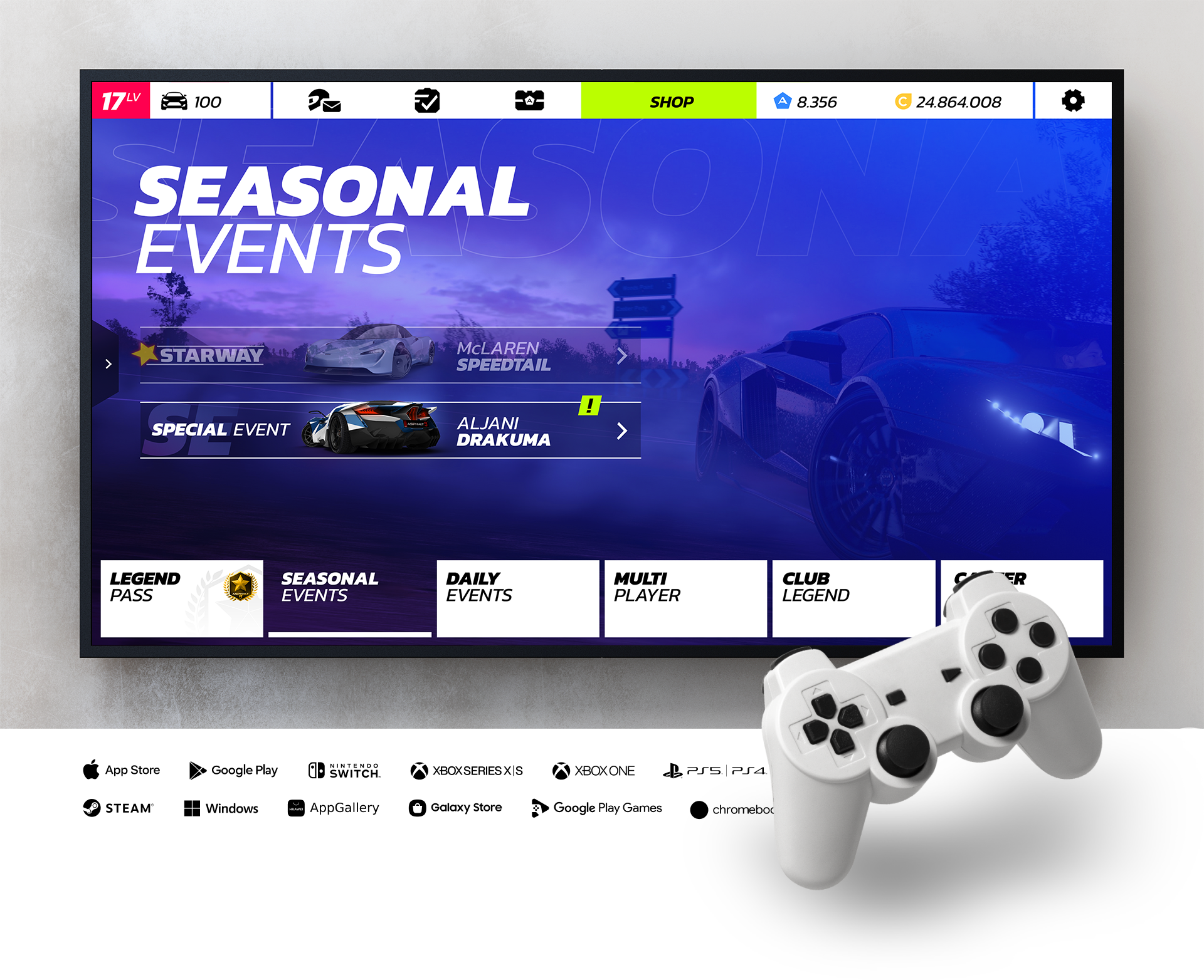 Asphalt Unite Console screens 1 1