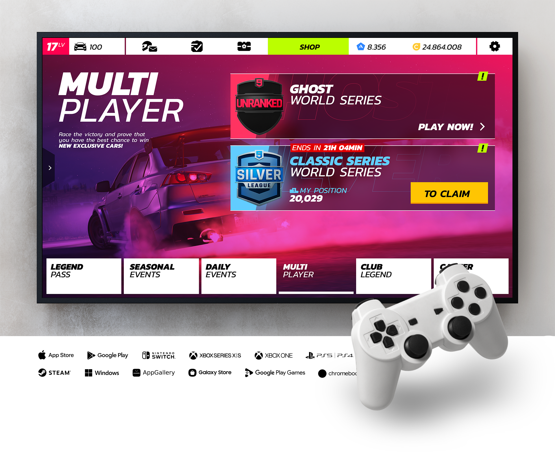 Asphalt Unite Console screens 1 5