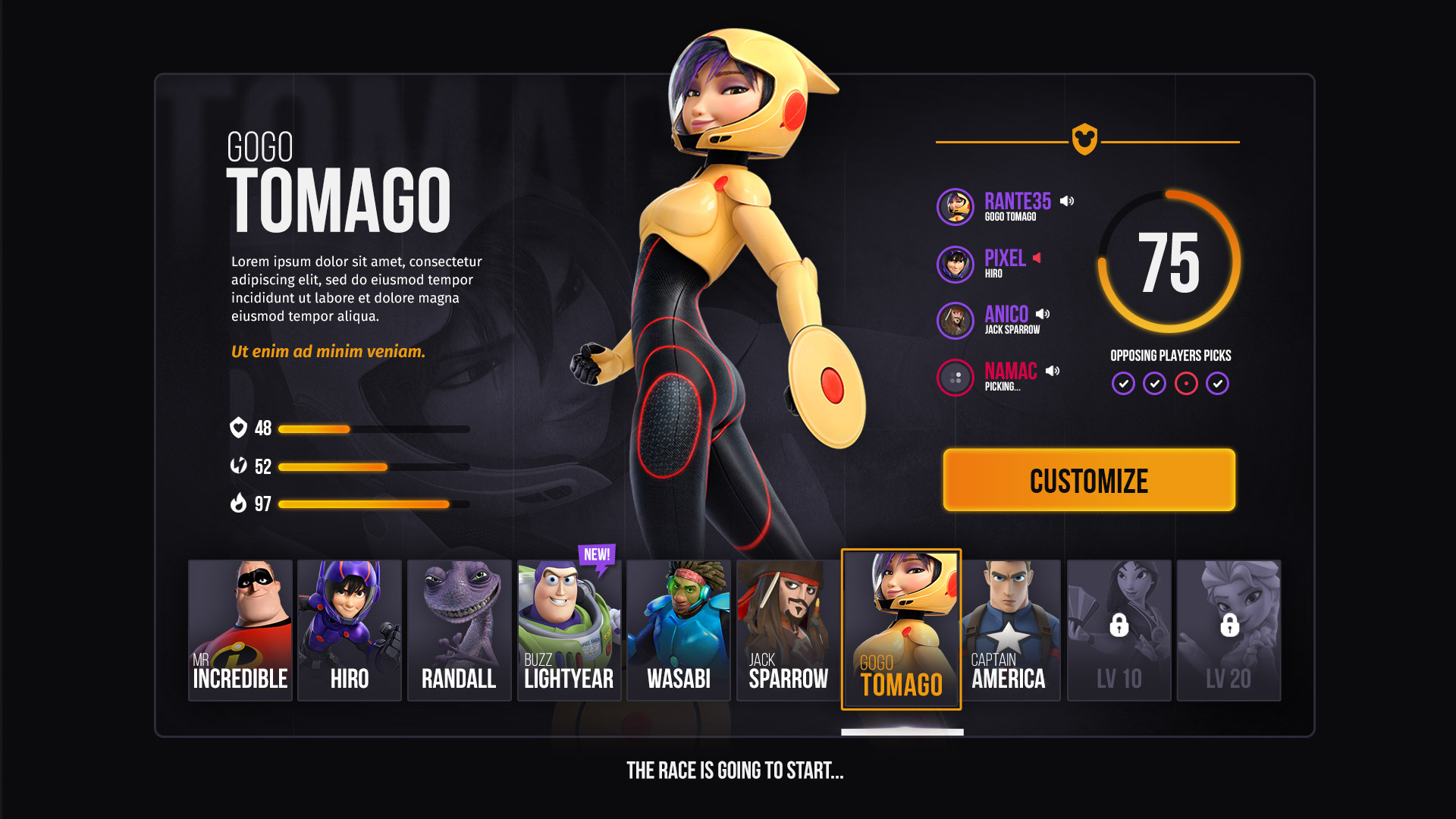 Disney Karting Graphic Explorations 4 3